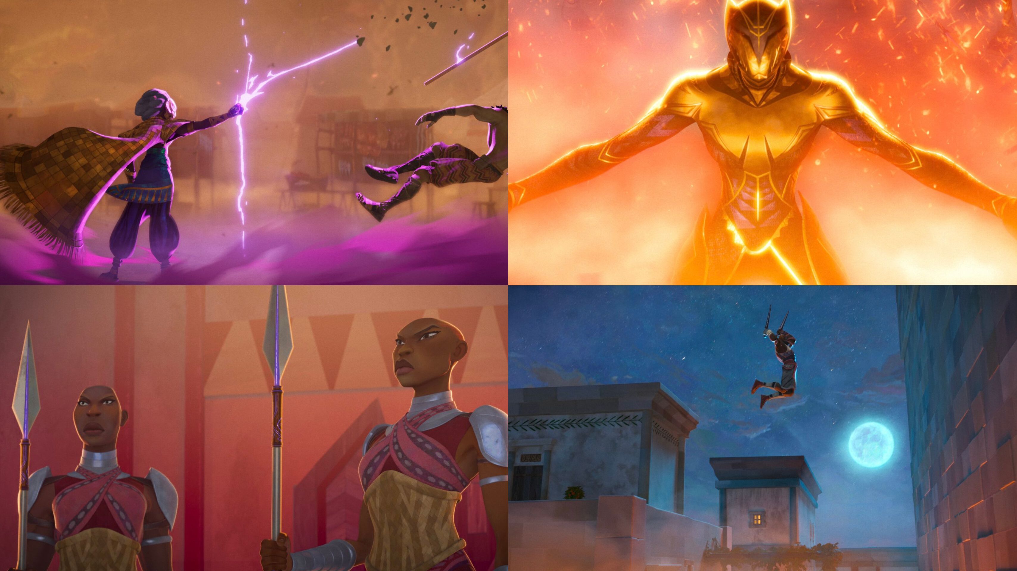 Eyes of Wakanda (images via Disney+) 