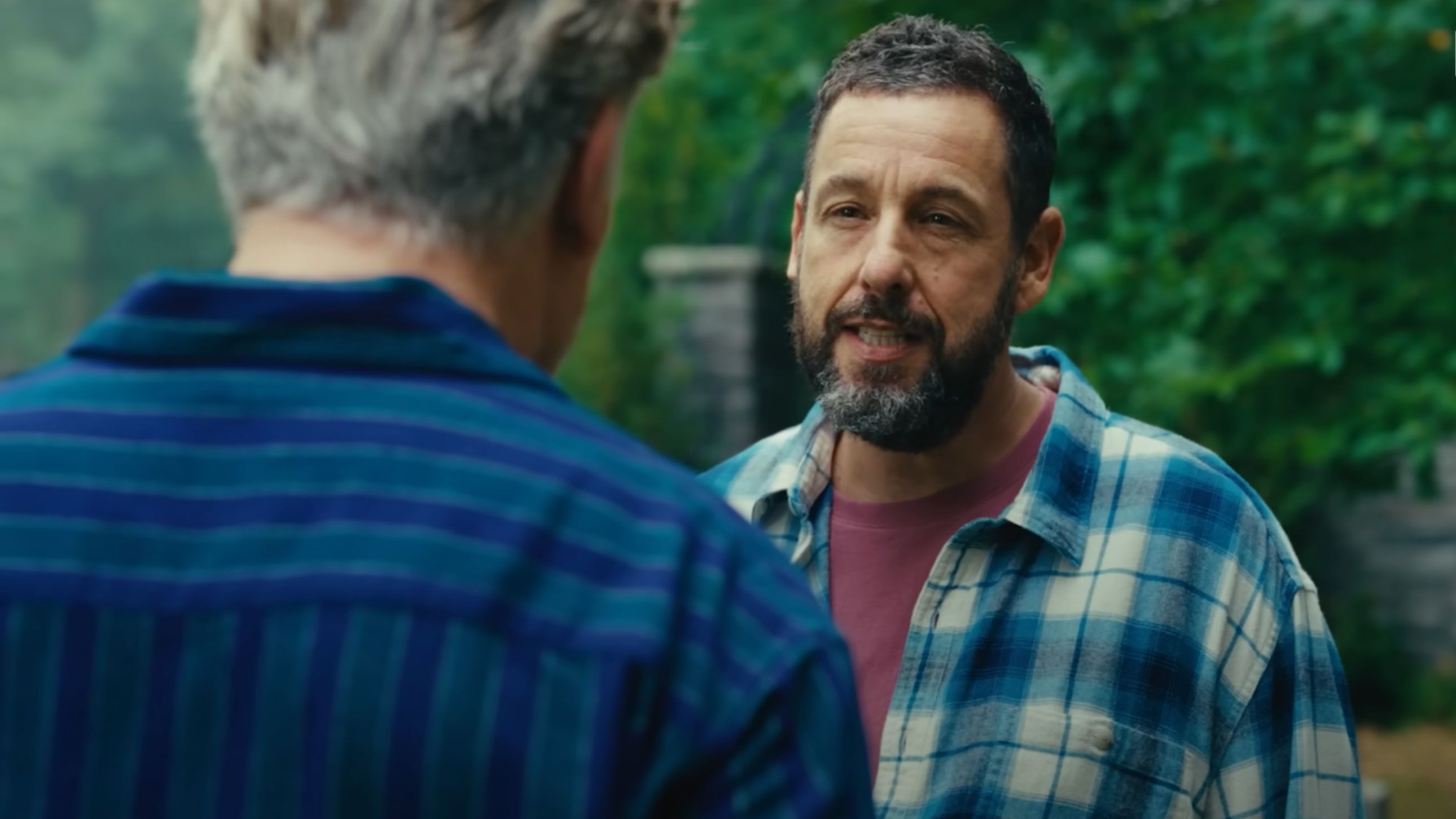 Adam Sandler in Happy Gilmore 2 (Image via YouTube/Netflix)
