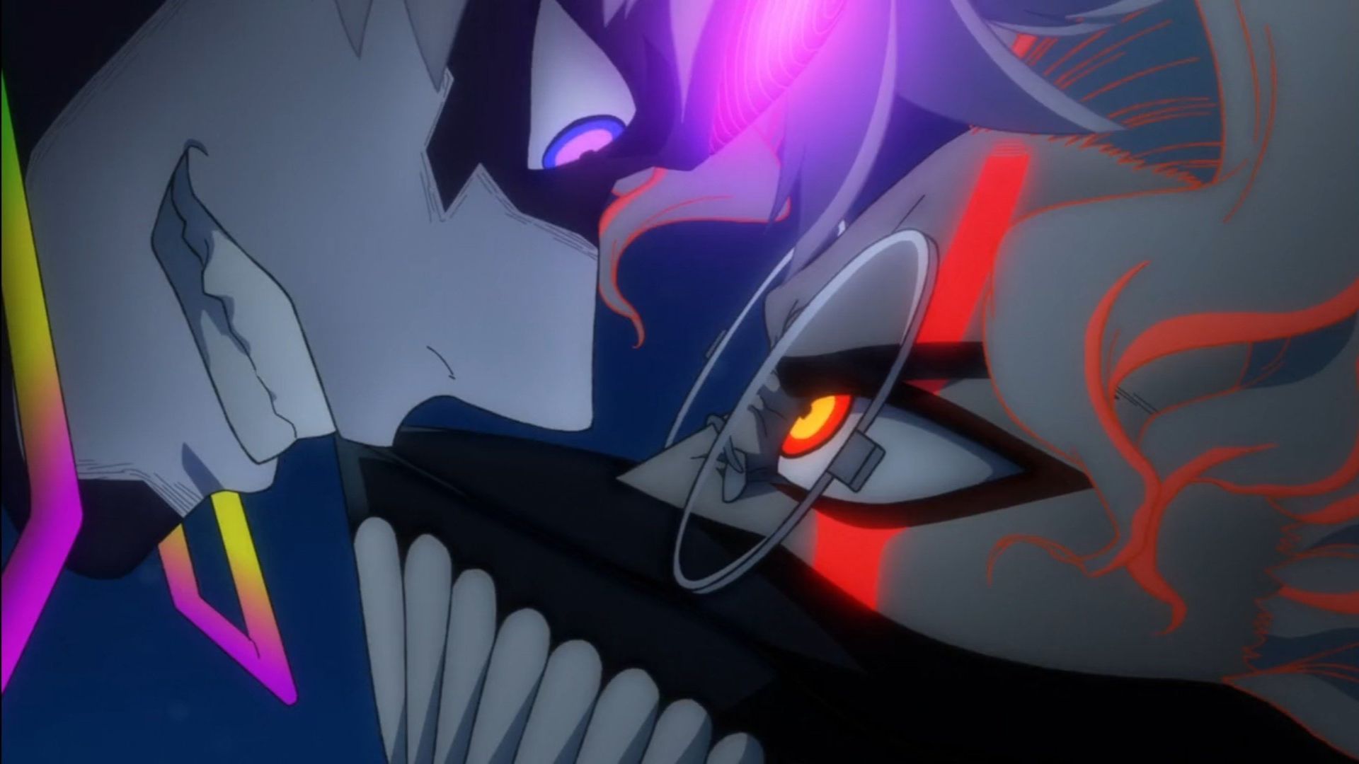 Okarun vs the Evil Eye as seen in Dandadan Season 2 