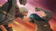 Battle between Reiner Braun and Eren Yeager (Image Credits: MAPPA)