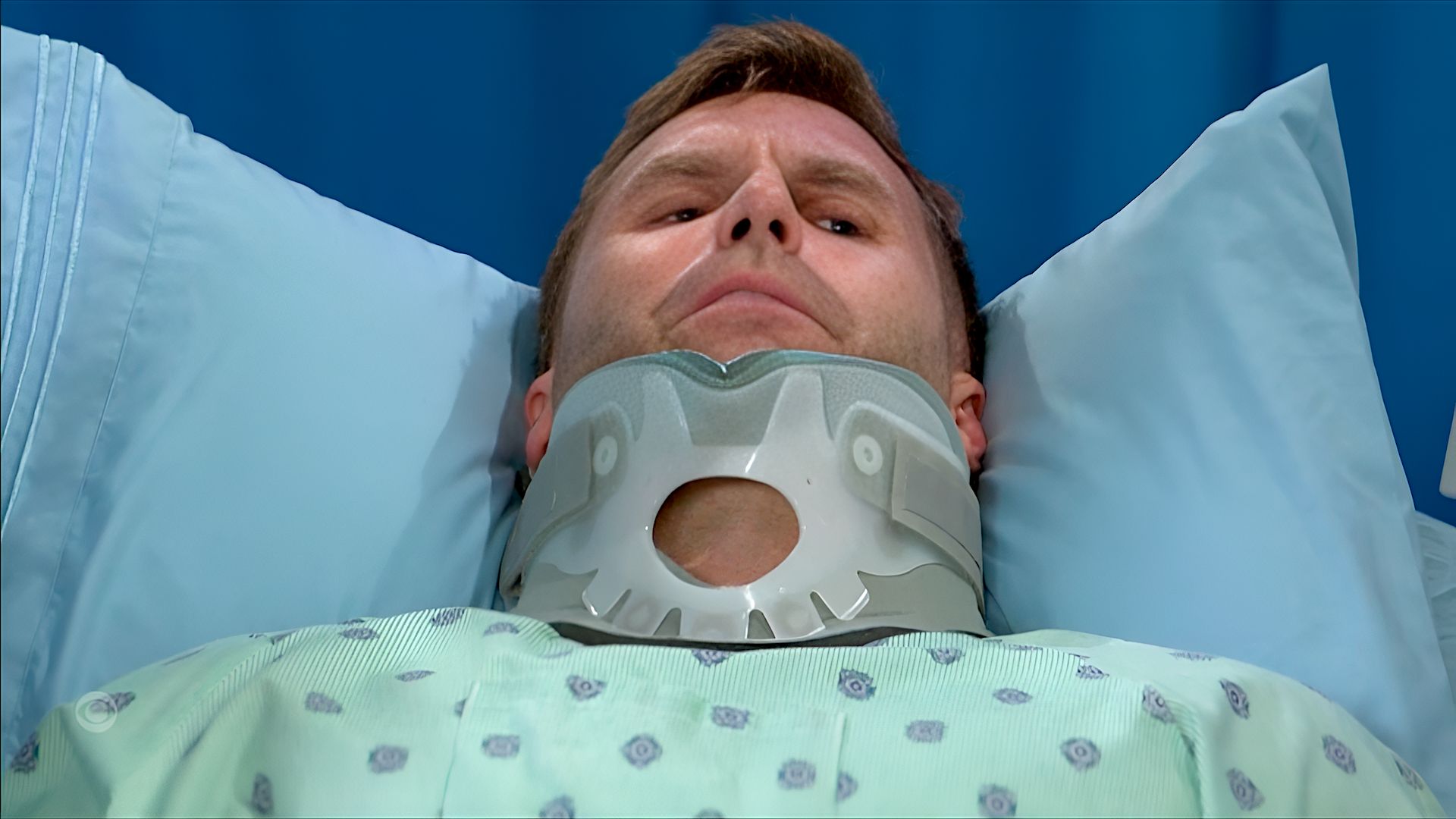 &ldquo;This Is Spinal Tap&rdquo; may not be the best choice of hospital entertainment to show Derek on Beyond the Gates | Image: CBS