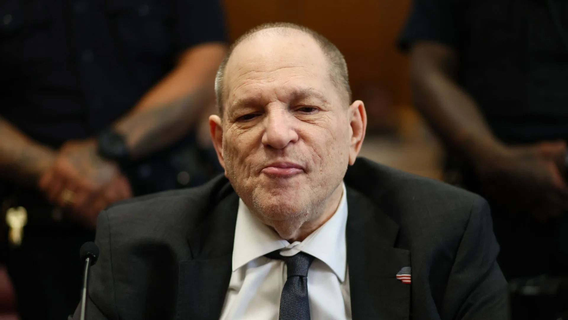 Harvey Weinstein appears in court for his retrial at Manhattan Criminal Court - Source: Getty