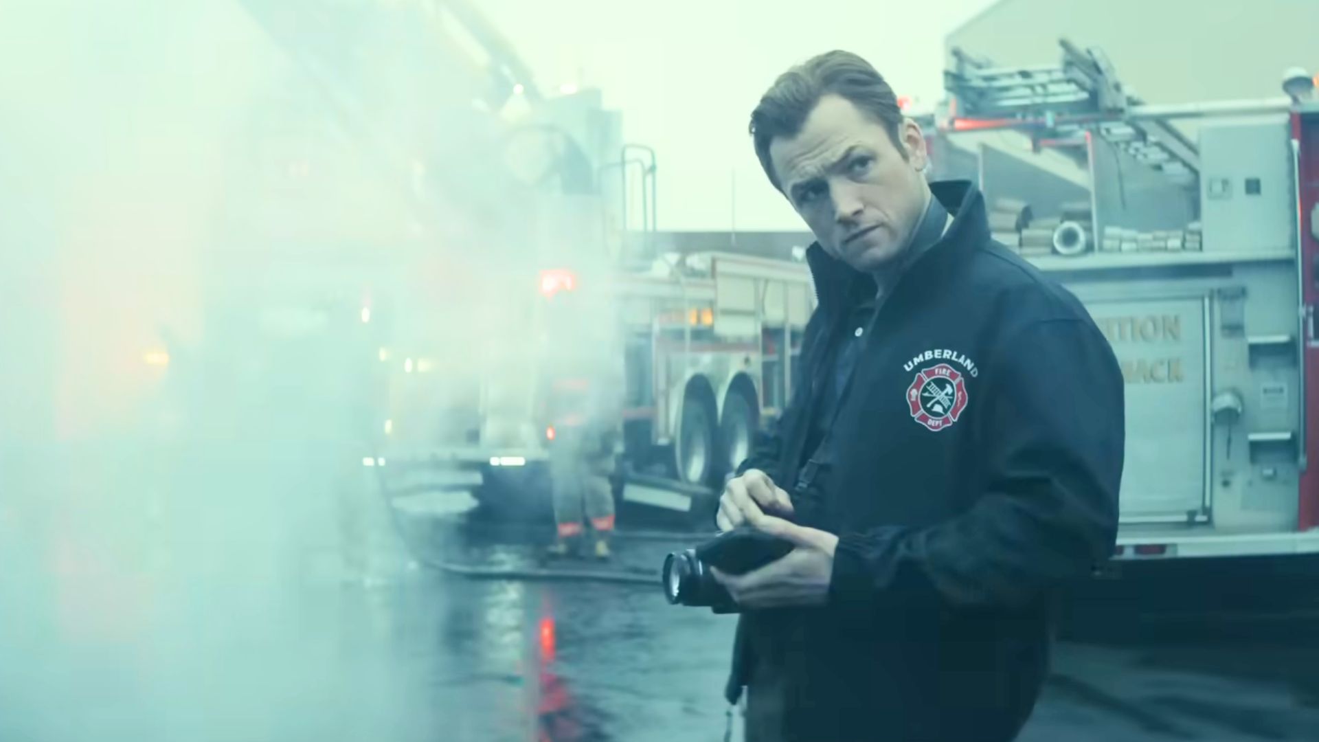 Taron Egerton in Smoke | Image via YouTube/Apple TV