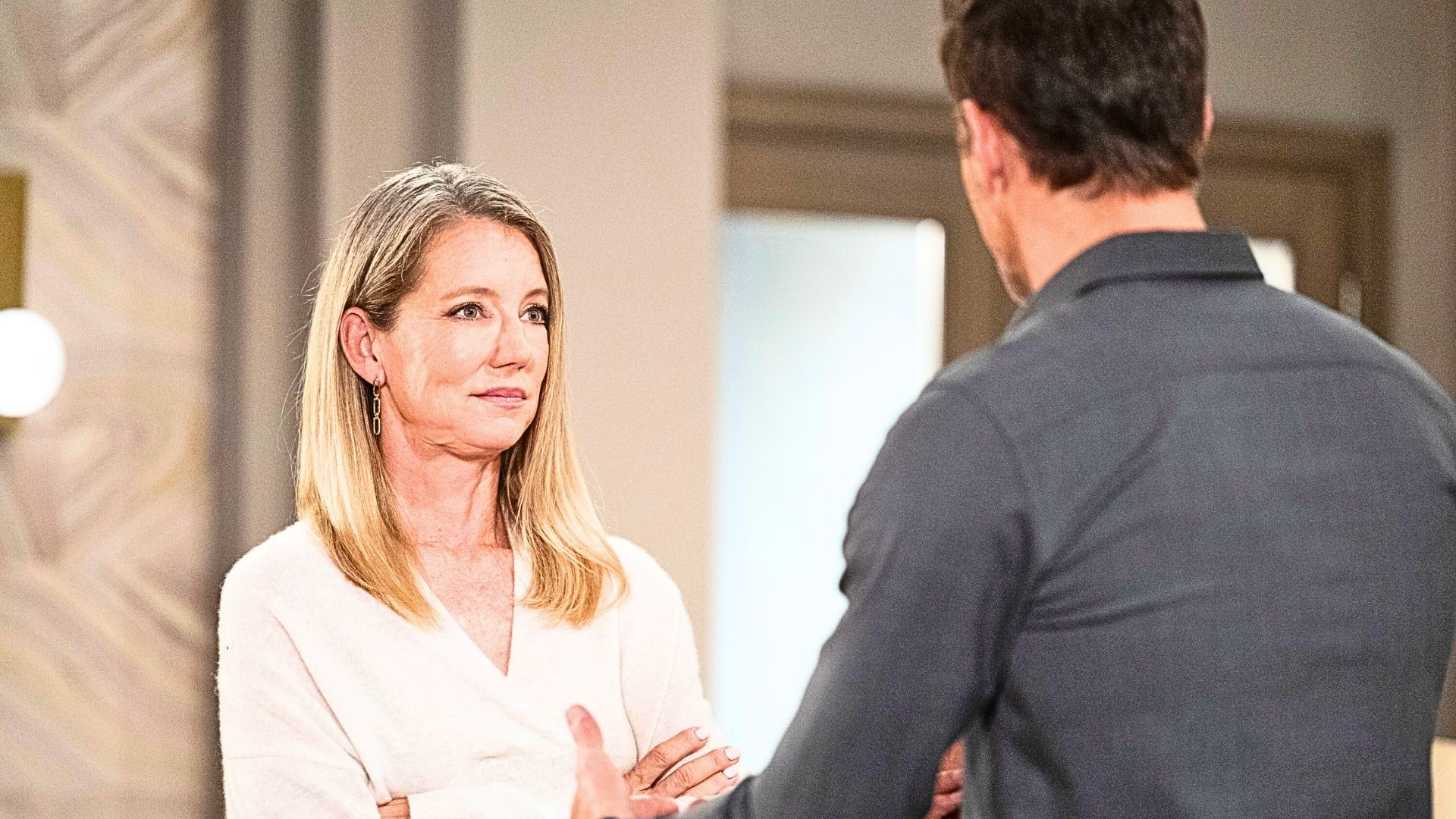 Cynthia Watros and Cameron Mathison as General Hospital