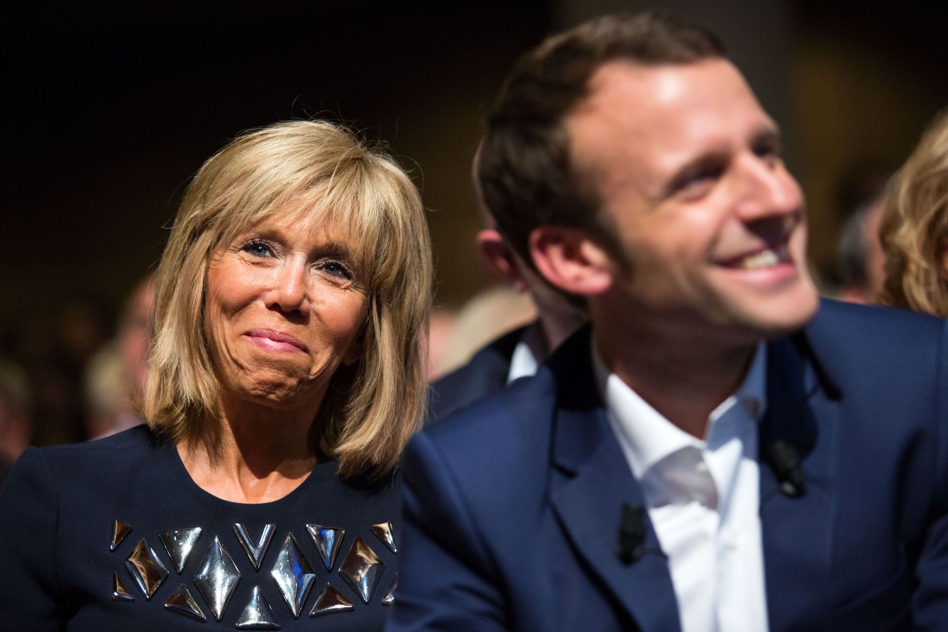 French Minister of Economy Emmanuel Macron Attends A meeting for &quot;En Marche&quot; In Paris - Source: Getty