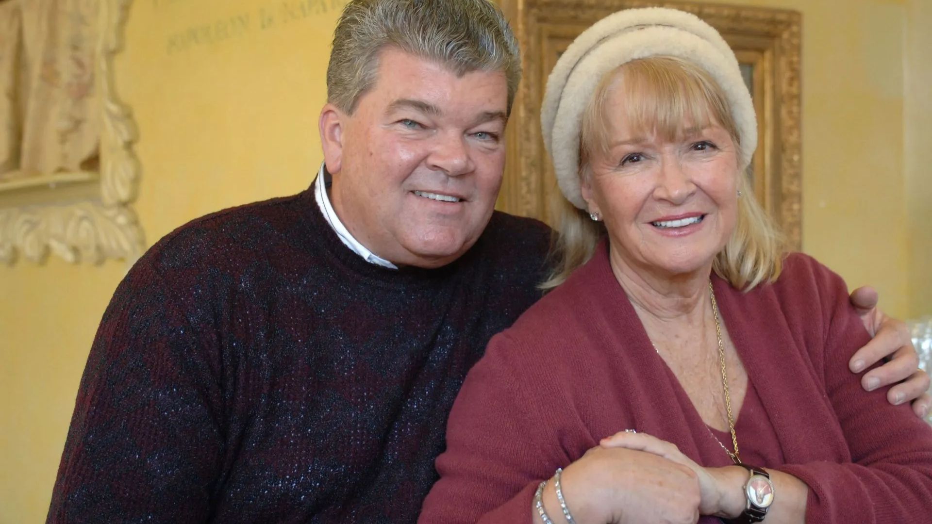 Robert Charles Hunter with his wife Diane Ladd