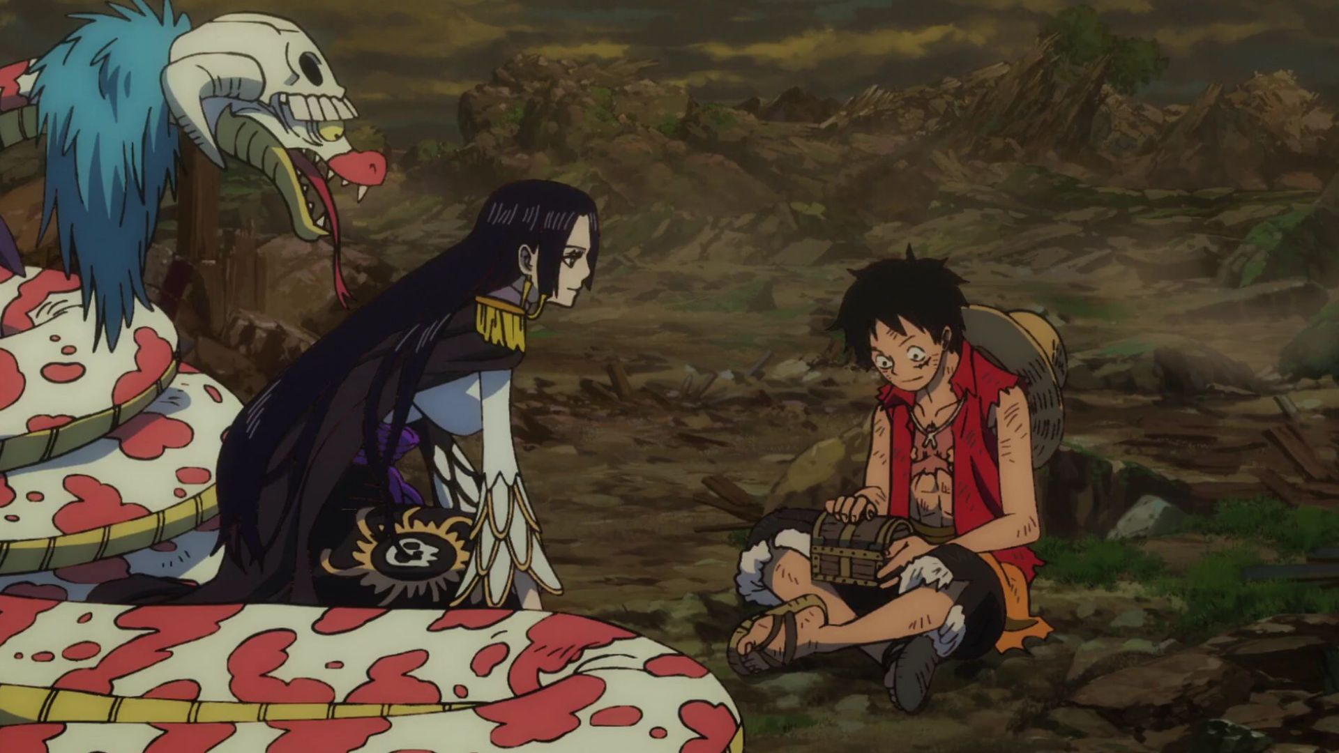 Luffy and Boa as seen in anime (Image credit: Toei Animation)