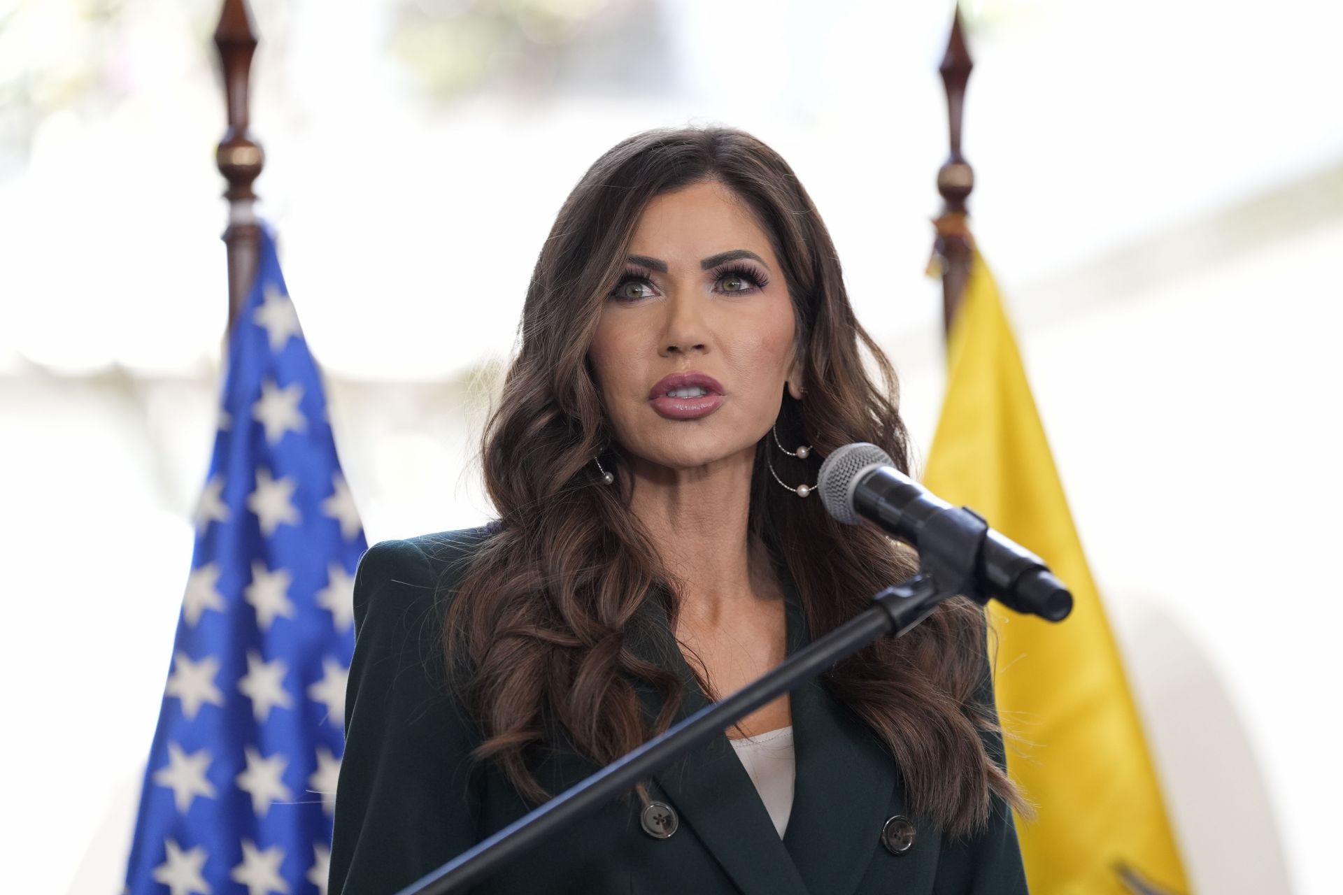 U.S. Secretary of Homeland Security Kristi Noem Travels to Argentina, Chile, And Paraguay - Source: Getty