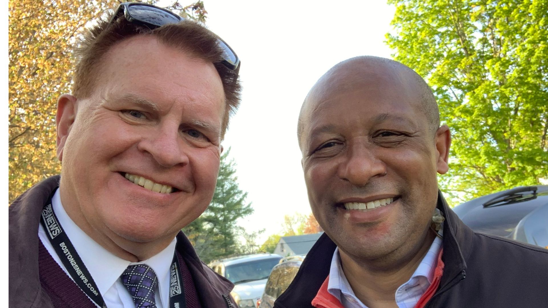 Byron Barnett (R) (Image via X/Bob Ward Boston 25)