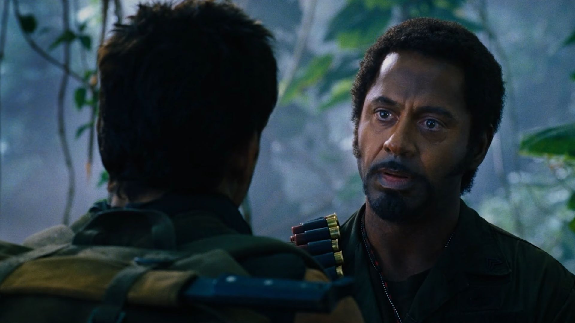 Robert Downey Jr. plays Kirk Lazarus in the film. (Image via DreamWorks Pictures)