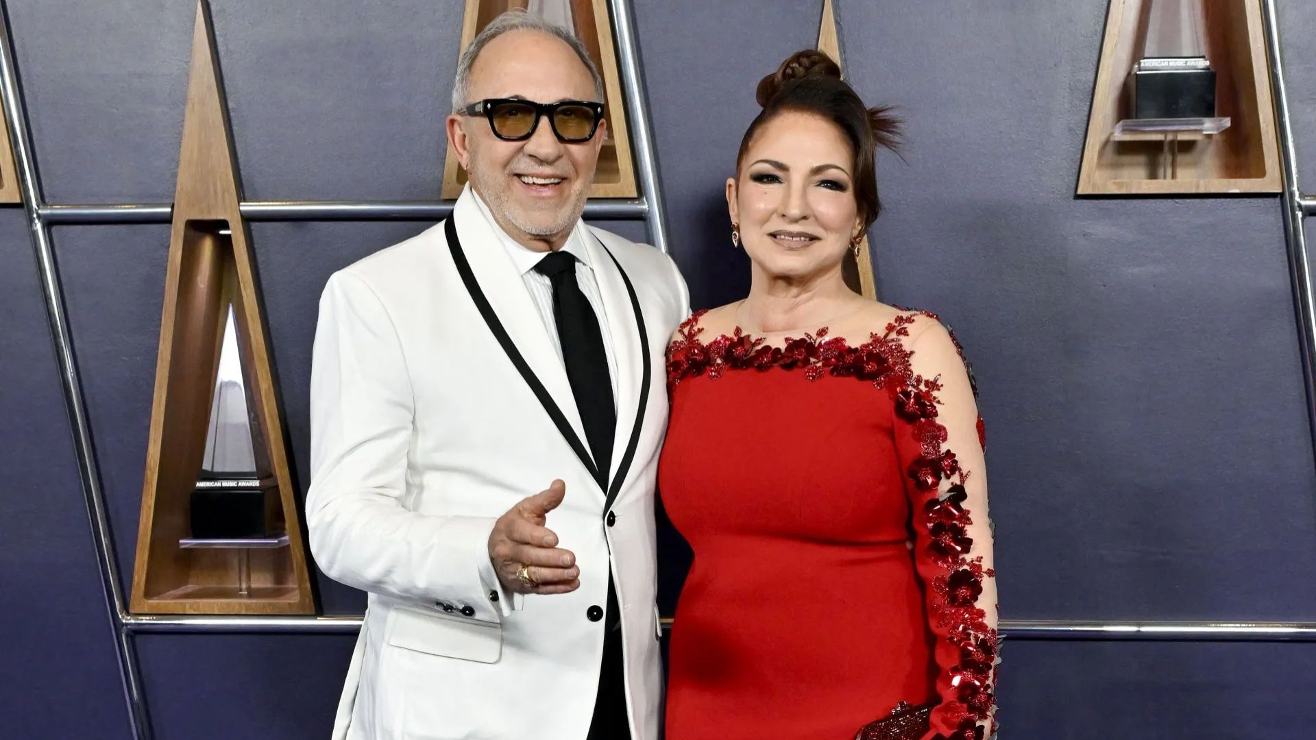 Gloria and Emilio Estefan (Getty via Soap Central CMS - Resized on Canva)