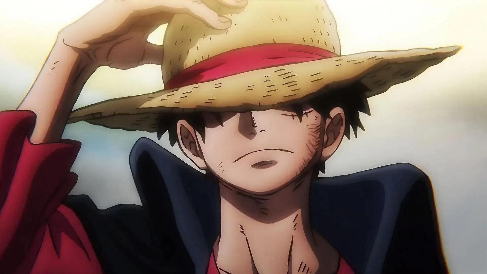 Luffy as seen in anime 
