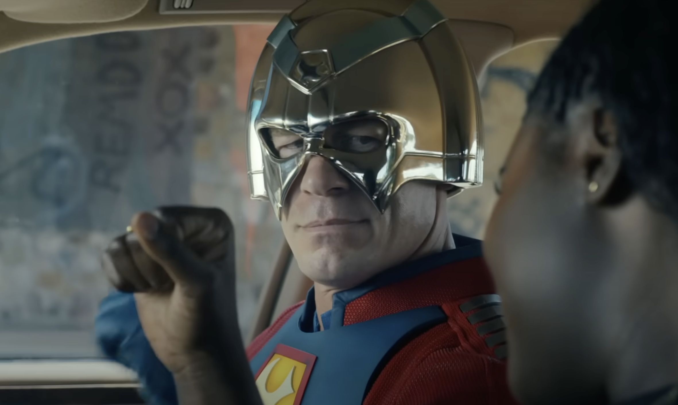 Why did Chris storm out of the interview for joining the Justice Gang in Peacemaker Season 2? (Image Via DC Studios)