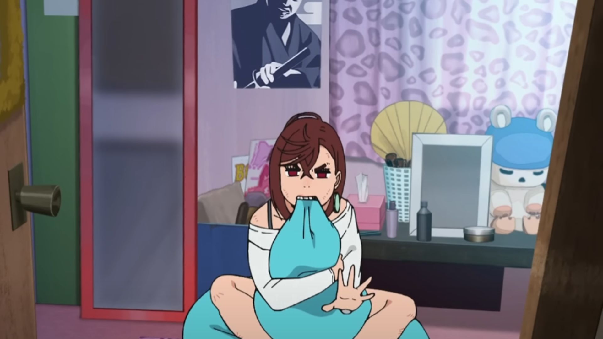 Momo Ayase&#039;s room close-up look (Image Source: Science SARU)