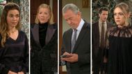 Victoria, Nikki, Victor, Kyle, and Claire on The Young and the Restless | Images: CBS