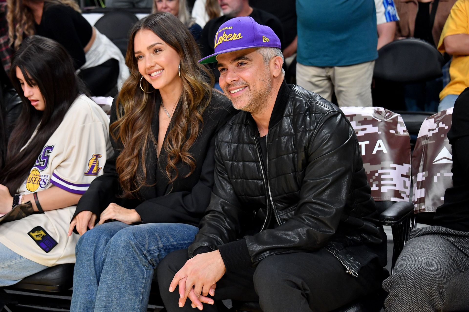 Celebrities At The Los Angeles Lakers Game - Source: Getty