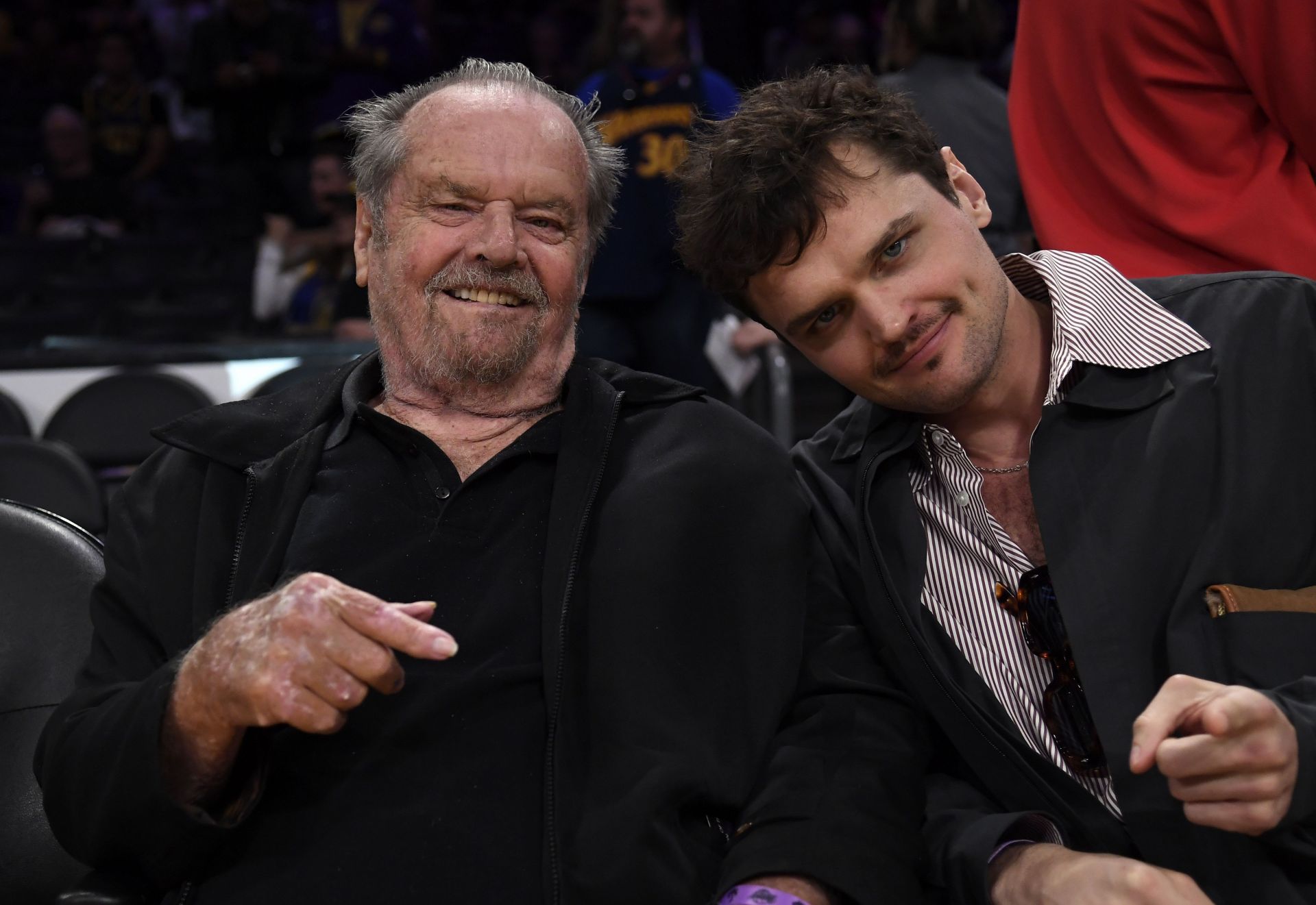 Celebrities At The Los Angeles Lakers Game - Source: Getty