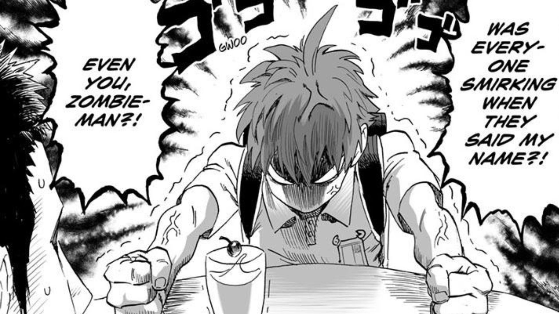 Isamu and Zombieman as seen in the One Punch Man manga (Image credit: Shueisha)