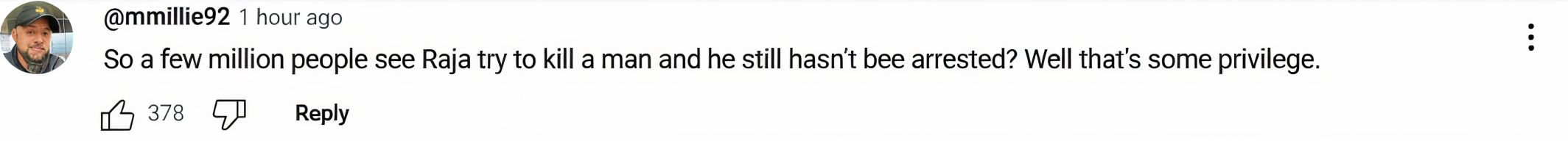 A user questions the wrestling audience (image via YouTube)