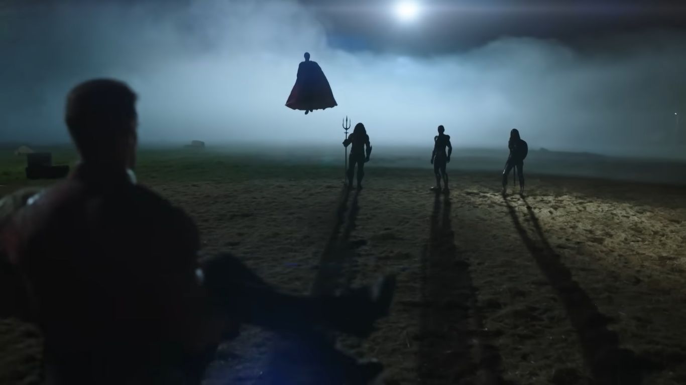 The Justice League as seen in the Peacemaker Season 1 finale | Image Via: DC