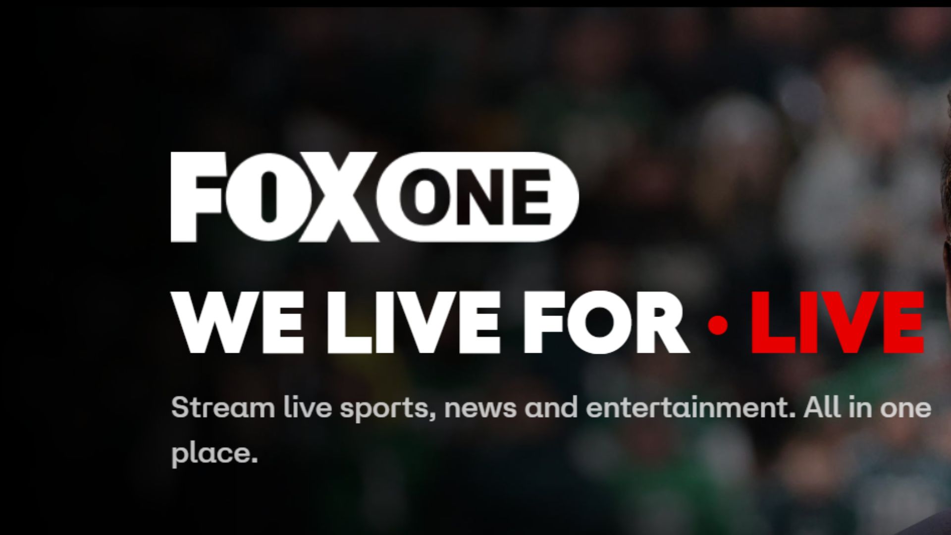 Fox Corp. debuts Fox One, combining live TV and on-demand streaming (Image via FOX)