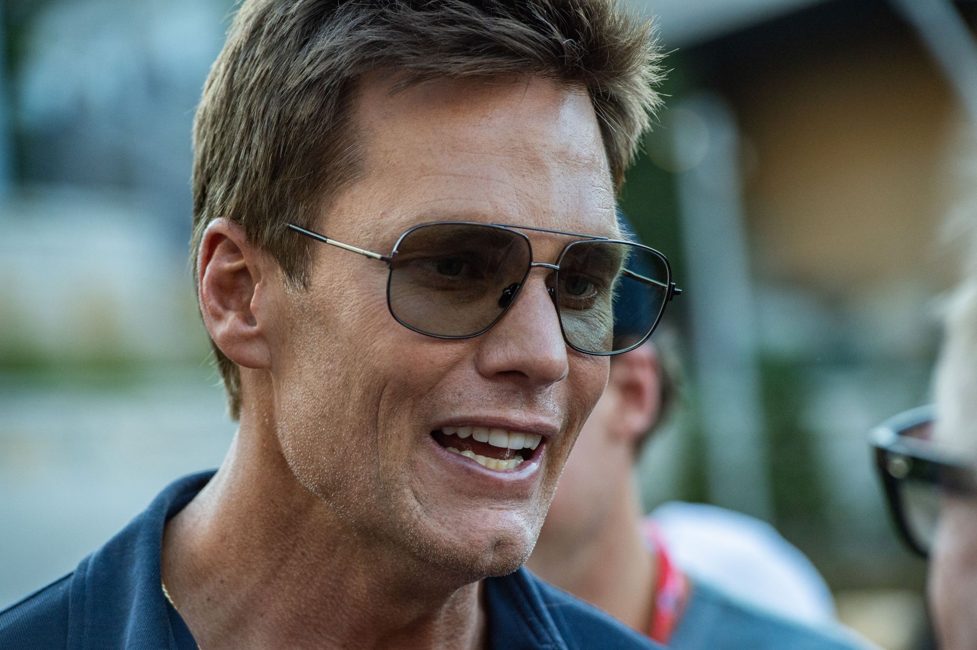 Tom brady arrives at his statue unveiling ceremony in Foxborough - Source: Getty