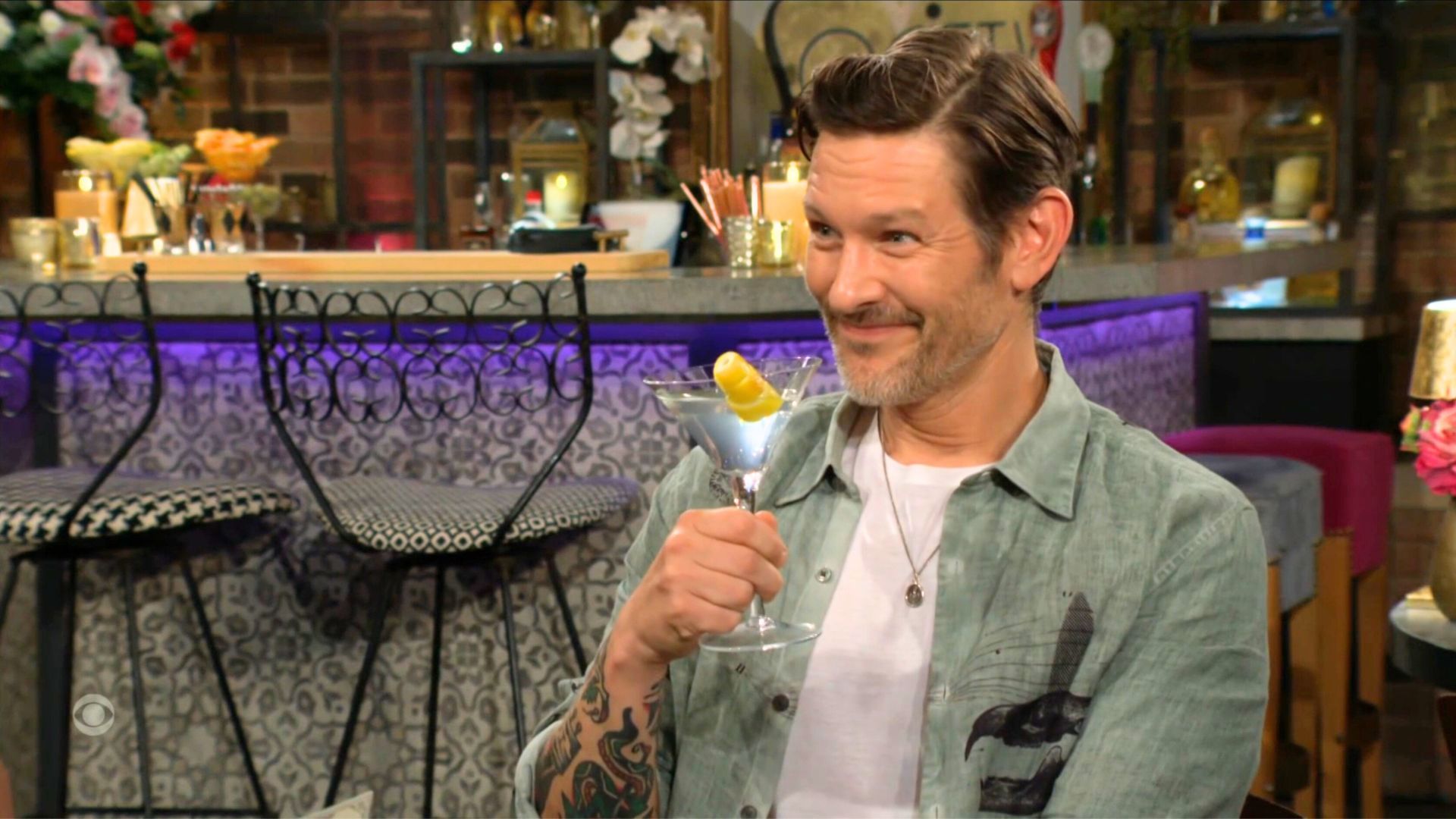 Daniel (Michael Graziadei) smiles more when he&#039;s around Tessa on The Young and the Restless | Image: CBS