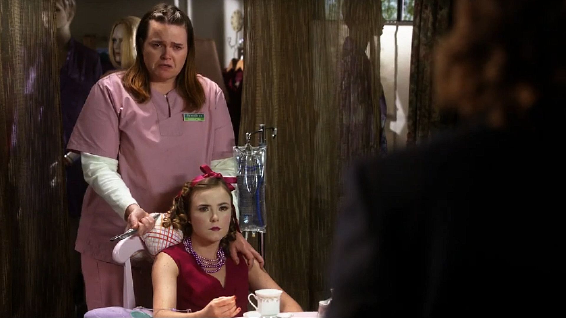 Samantha gets caught (Image via CBS)