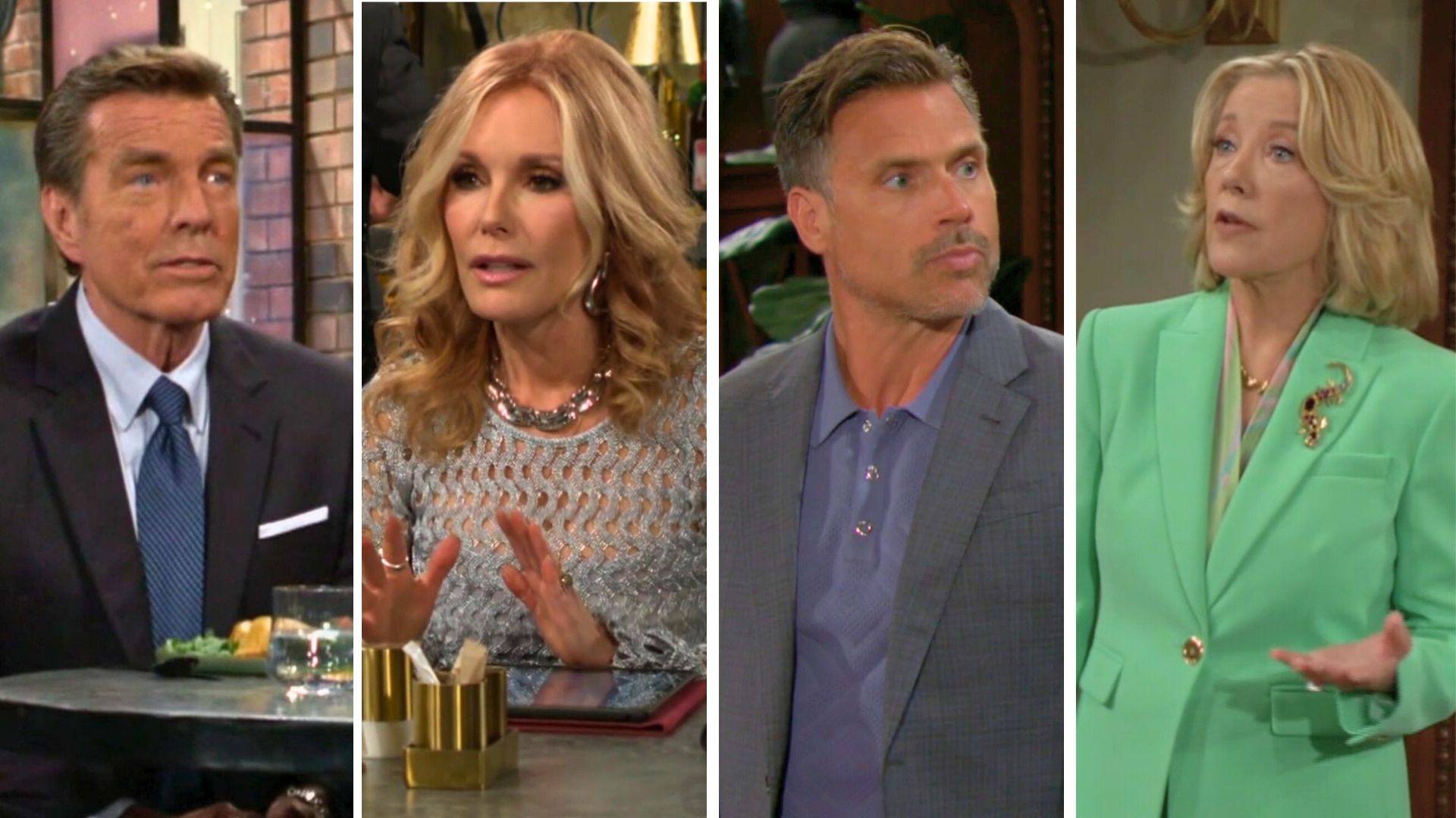 Jack, Lauren, Nick, and Nikki on The Young and the Restless | Images: CBS