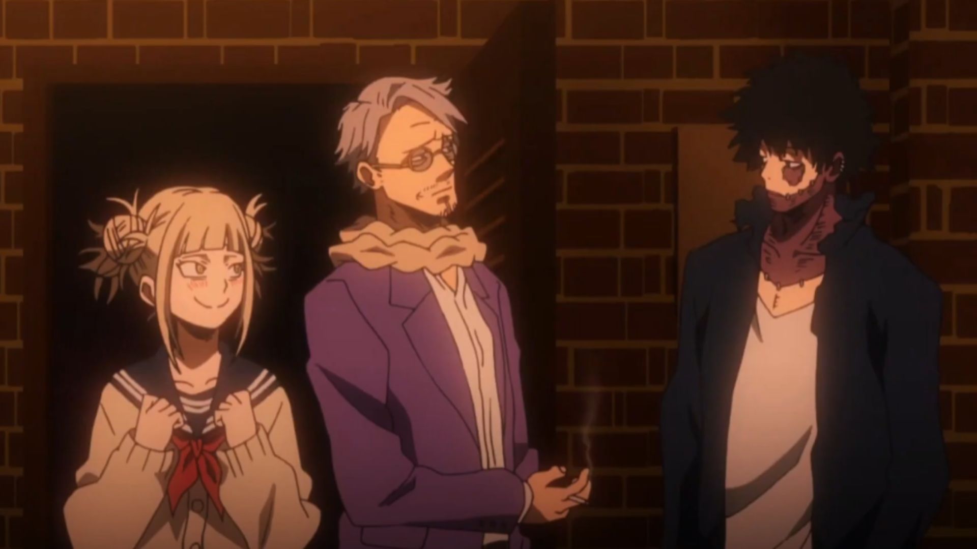 Giran introduces Dabi and Toga to Shigaraki (Image Source: Studio Bones)