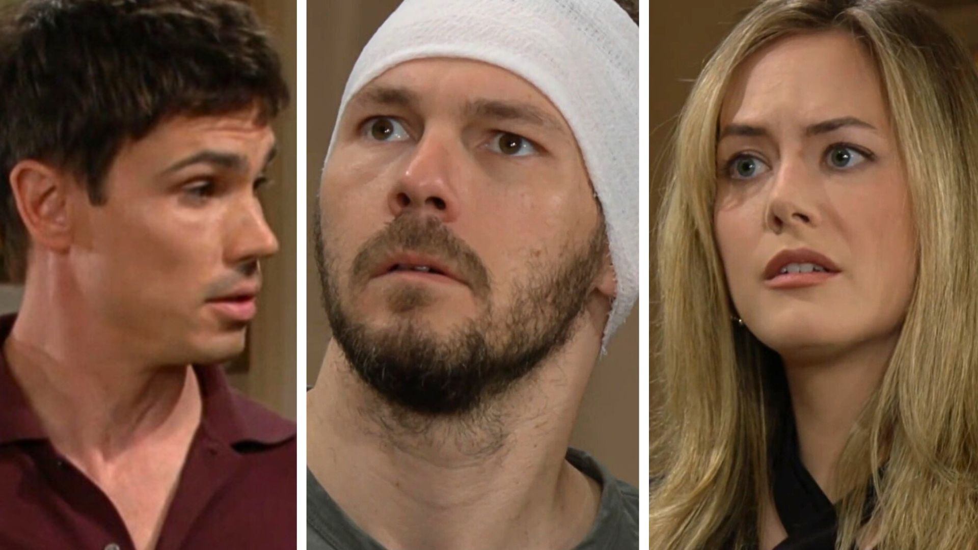 Finn, Liam, and Hope on The Bold and the Beautiful | Images: CBS