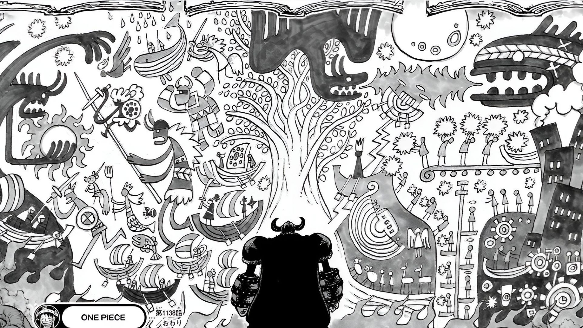 Harley Texts as seen in One Piece manga (Image credit: Shueisha)