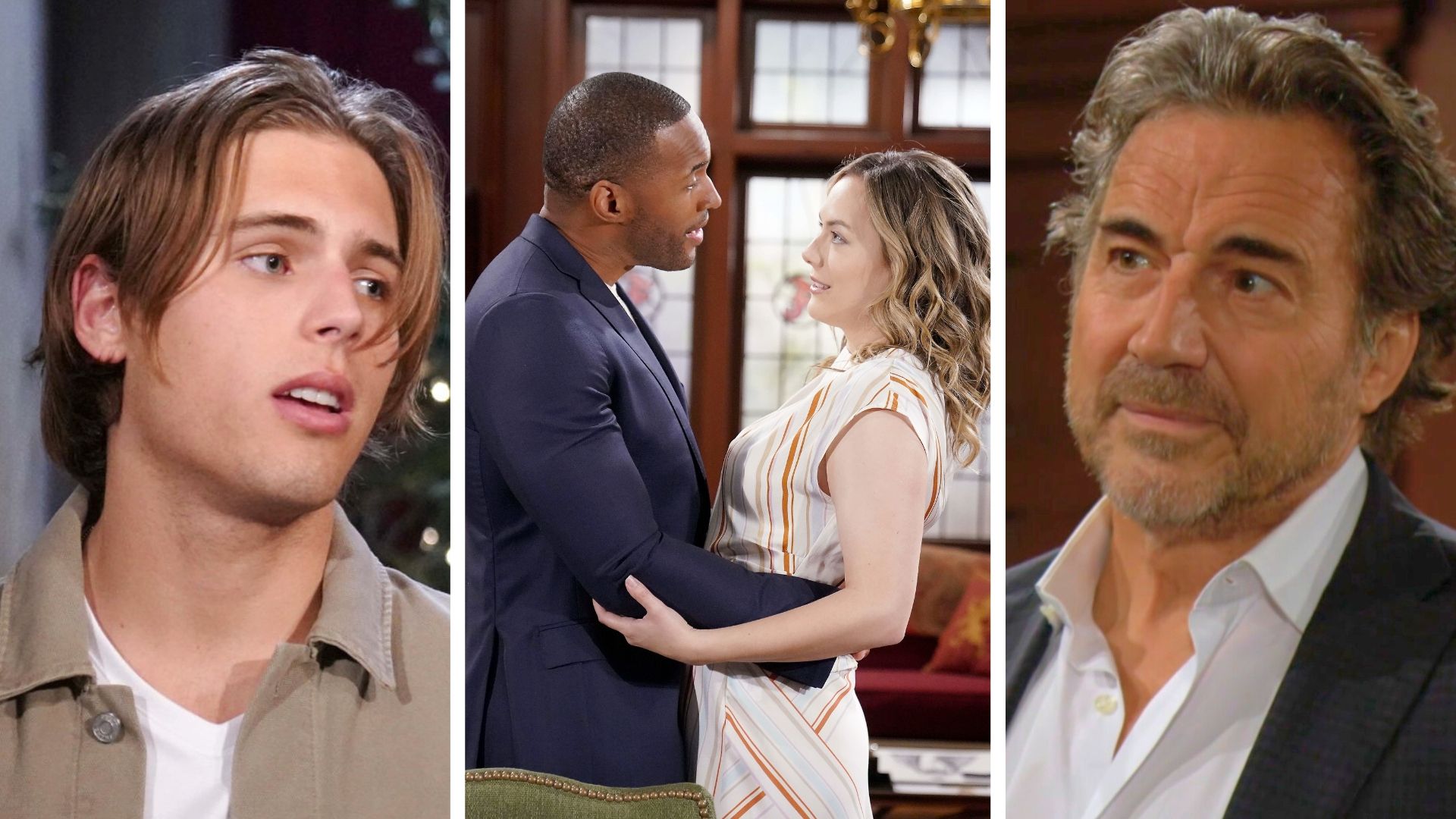 Will, Carter, Hope, and Ridge on The Bold and the Beautiful | Images: CBS