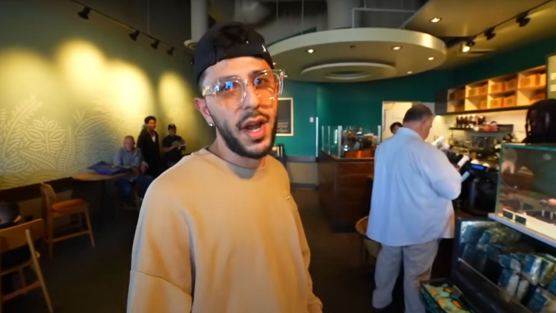 Image of Brawadis captured from screenshot of recent Starbucks video.