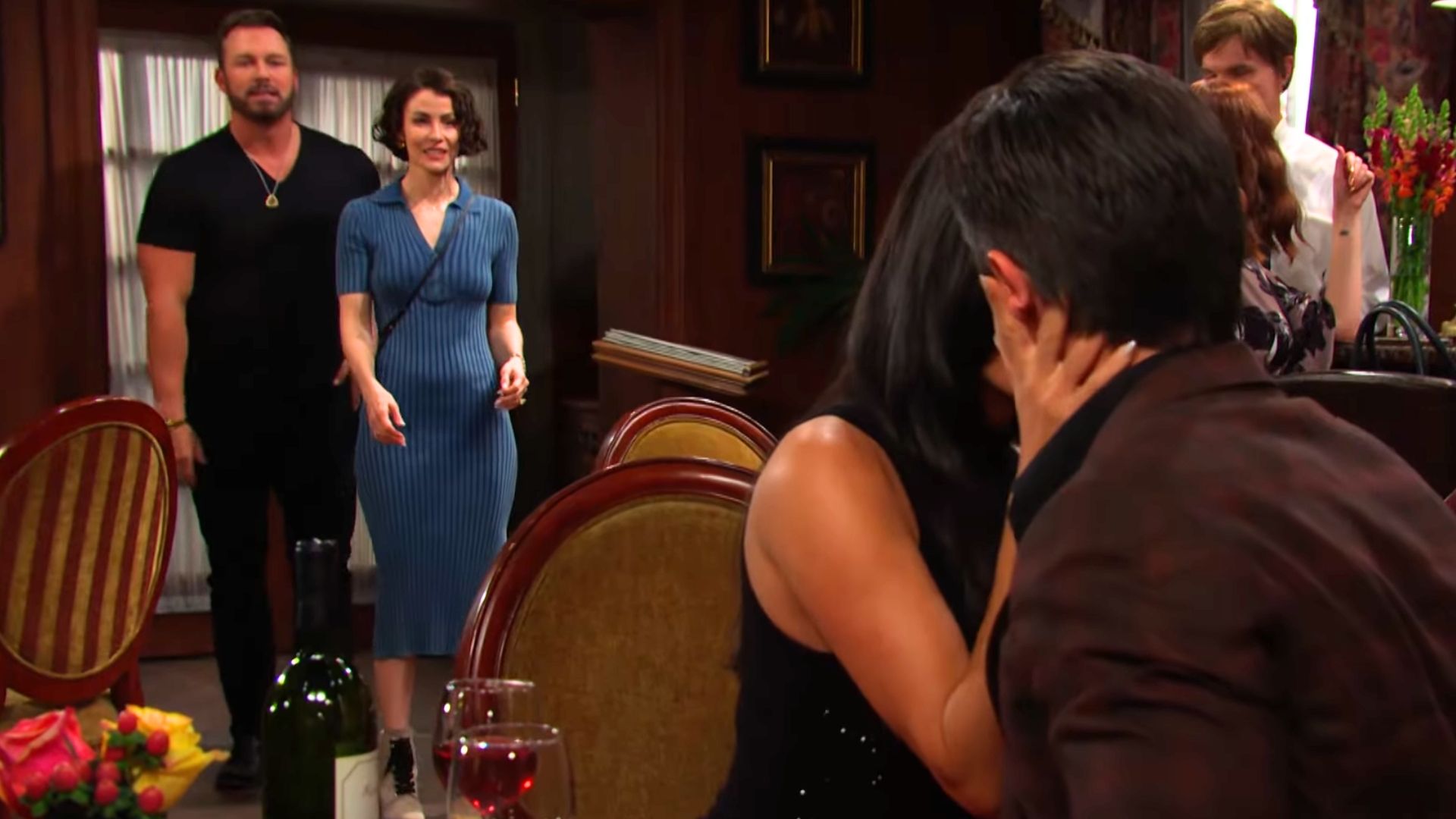 Gabi kisses Xander and infuriates Sarah | Image: Peacock