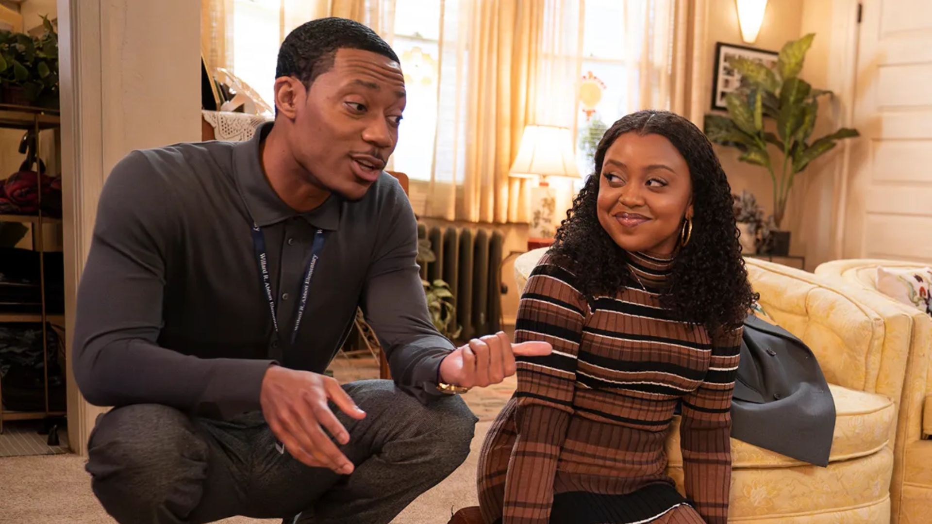Janine and Gregory in Abbott Elementary (Image via ABC)