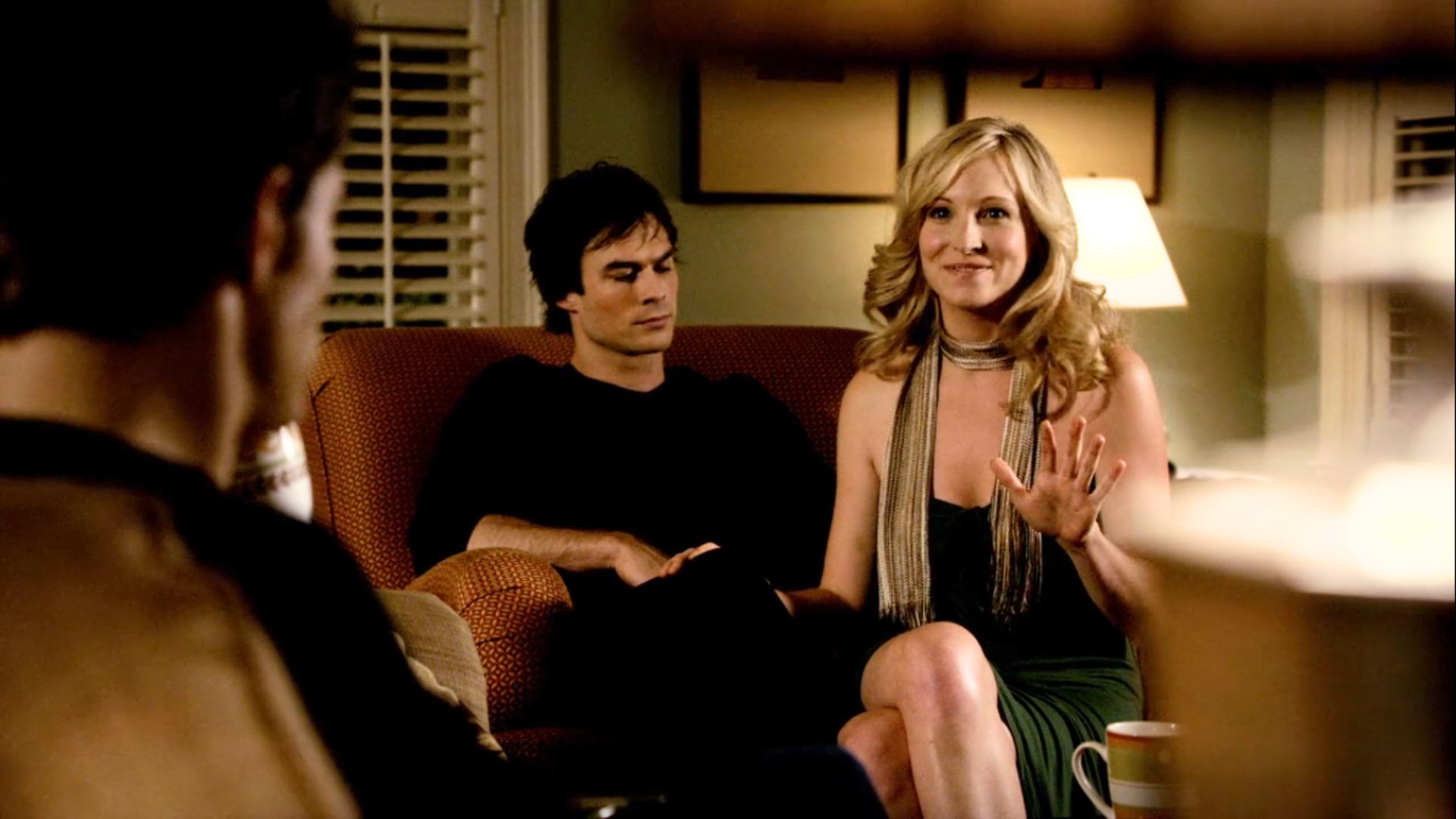 Damon &amp; Caroline | Image Via: Warner Bros. Television