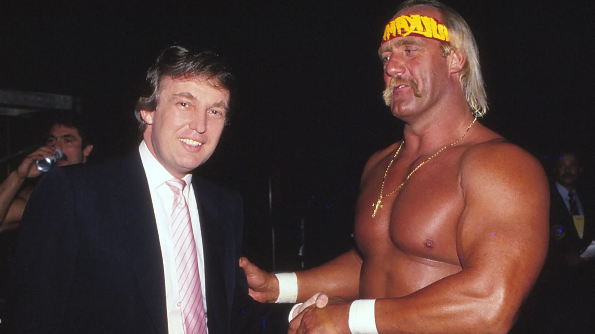 Donald Trump with Hulk Hogan (Image via Getty)