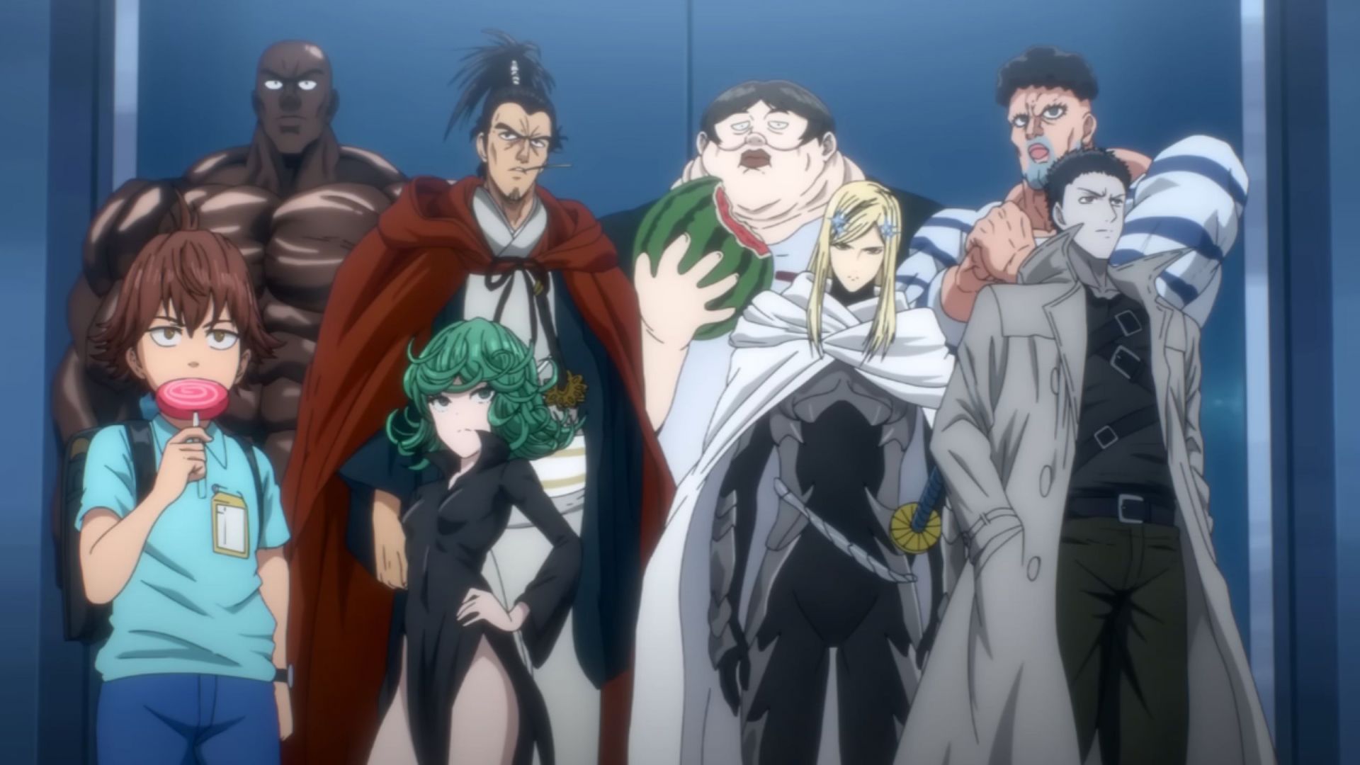 The S-Class Heroes as seen in anime (Image Source: Studio J.C. Staff)