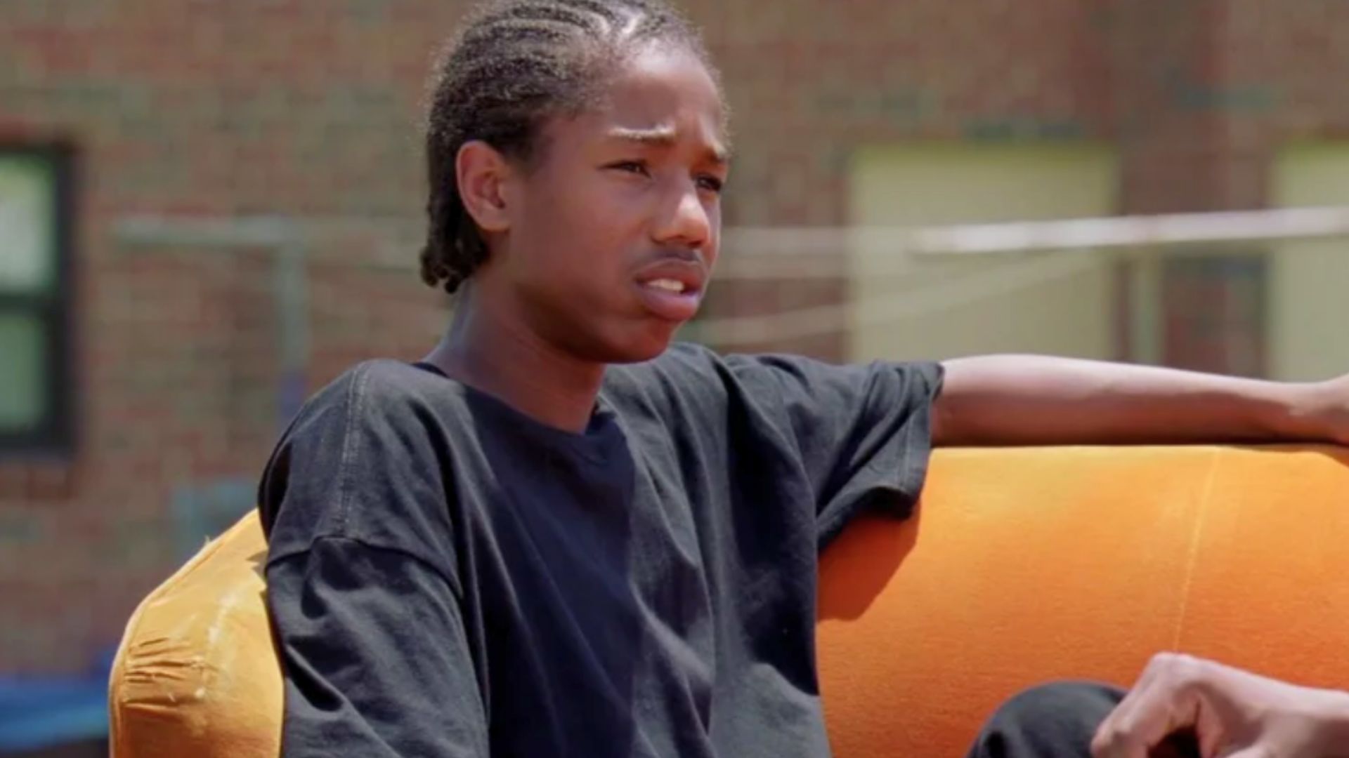 Michael B. Jordan as Wallace in The Wire (Image via HBO)