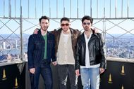 Jonas Brothers Light the Empire State Building to Celebrate 20 Years and to Kickoff JONASCON Weekend in Partnership with iHeartMedia - (Image via Getty)