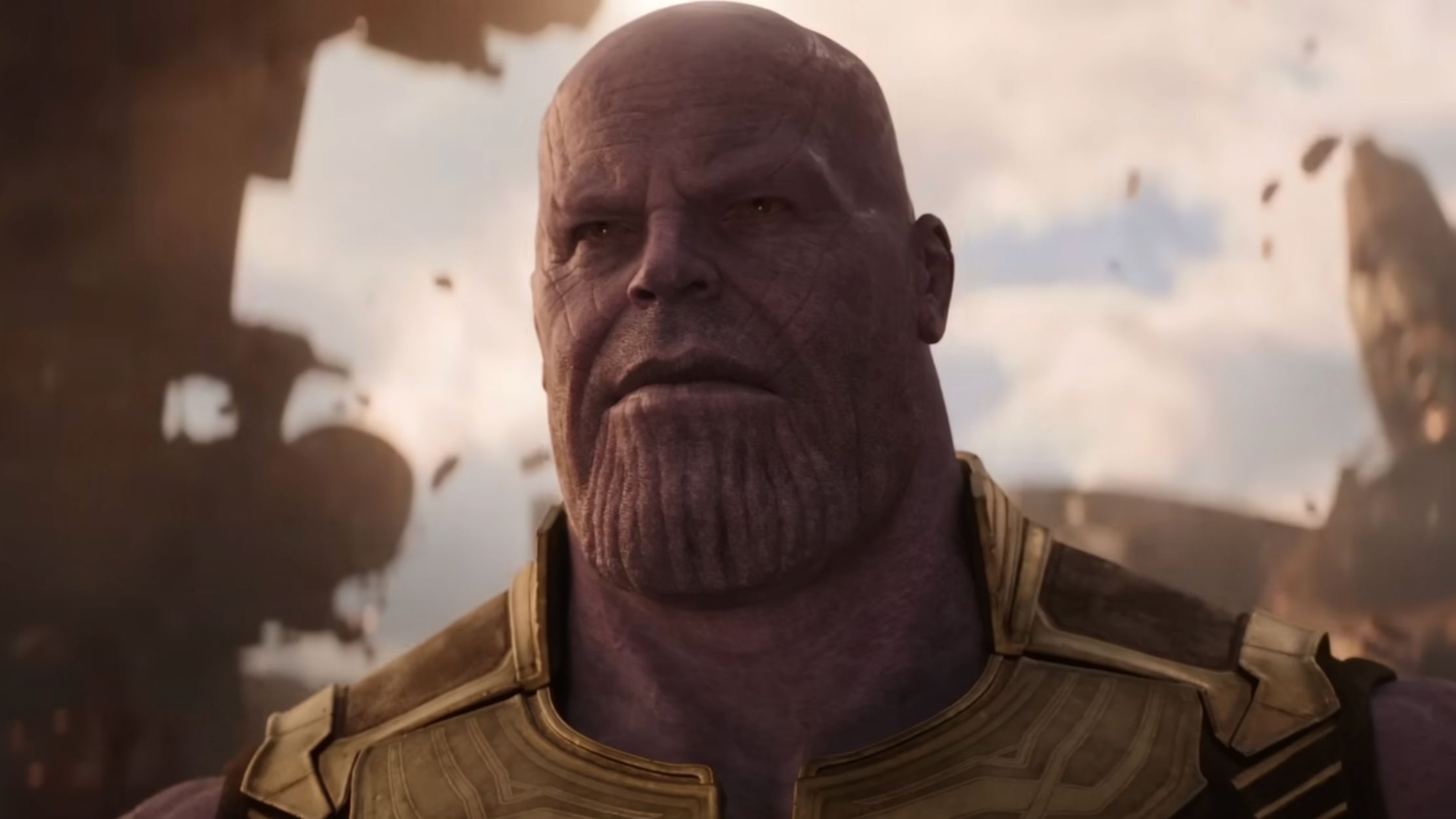 Josh Brolin as Thanos in Avengers: Infinity War (Image via Youtube/Marvel Entertainment)