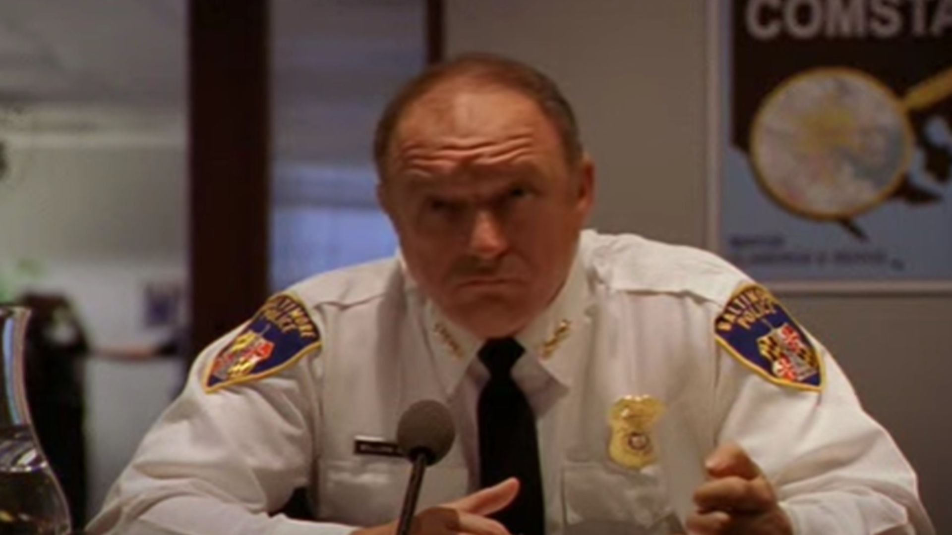John Doman as William Rawls in The Wire | Image Via: HBO Entertainment