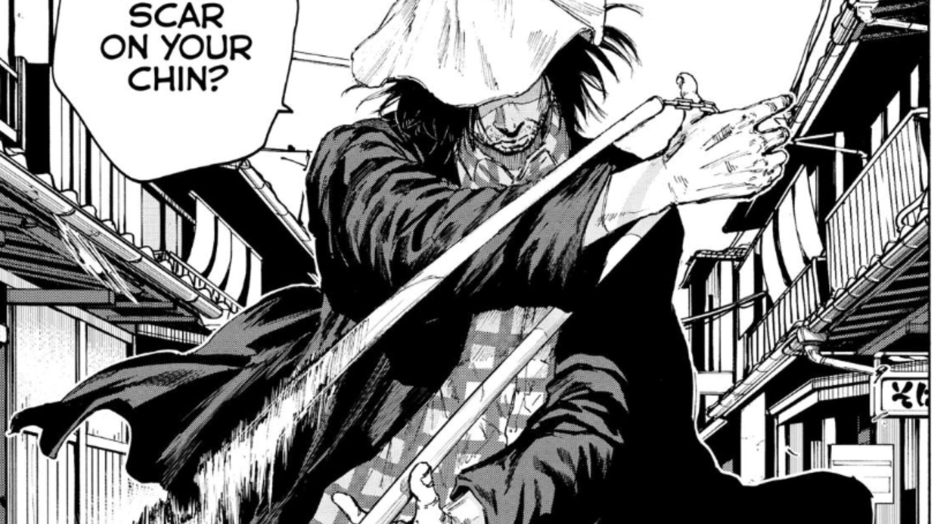 Yotsumura as seen fighting with Shishiba (Image Source: VIZ)