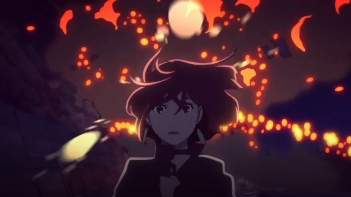 Momo, upon hearing Okarun&#039;s real name for the first time (Image Source: Science SARU)
