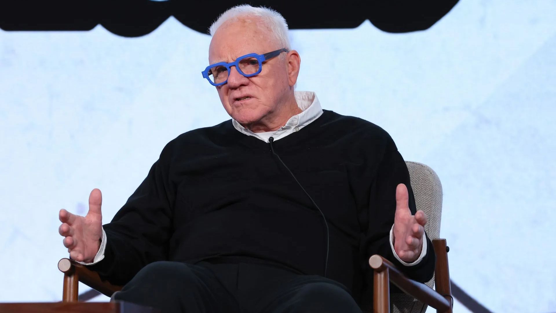 Malcolm McDowell says he does not watch Emily in Paris (Getty via Soap Central CMS - Resized on Canva)