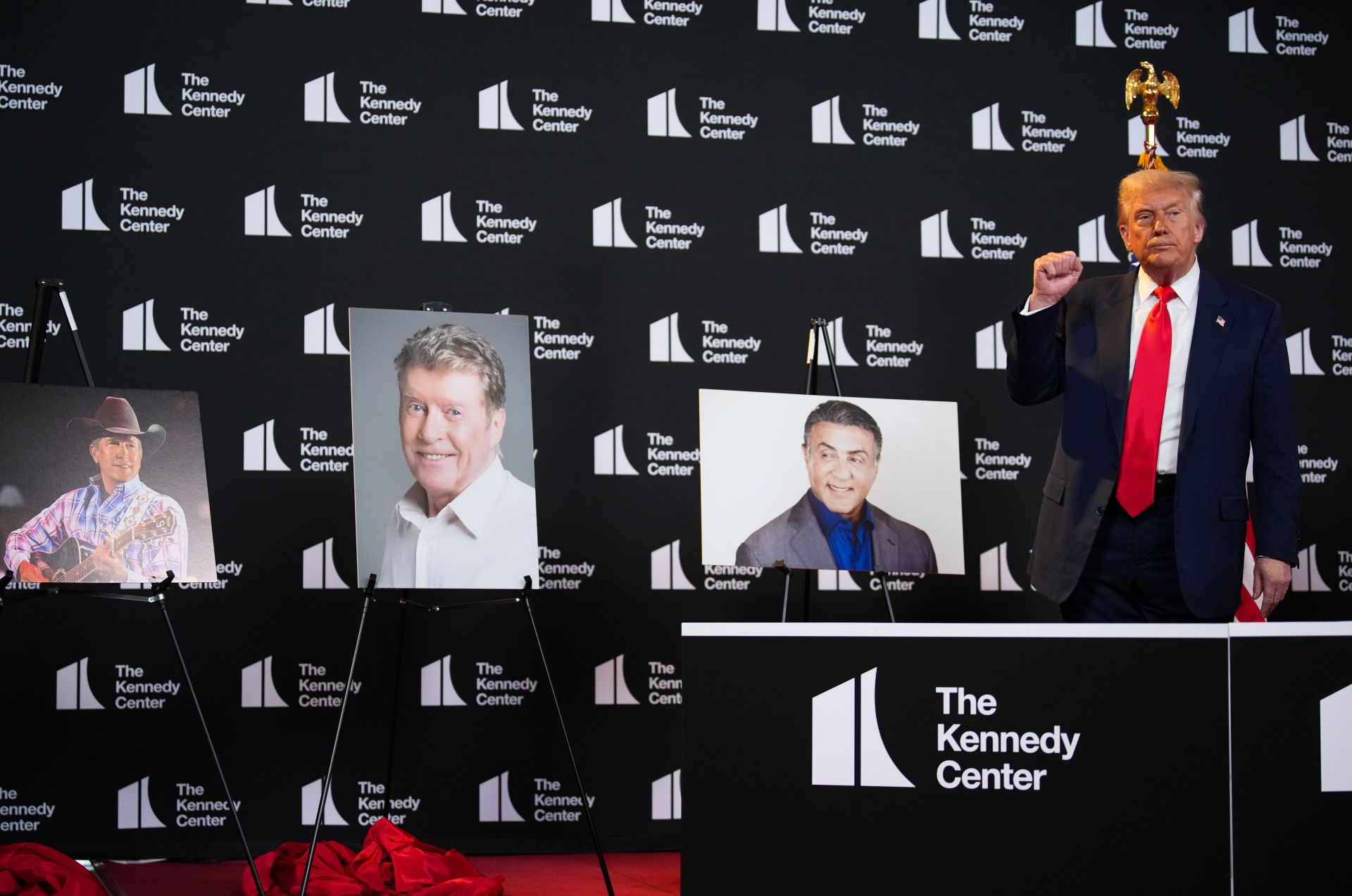 President Trump Makes An Announcement At The Kennedy Center - Source: Getty