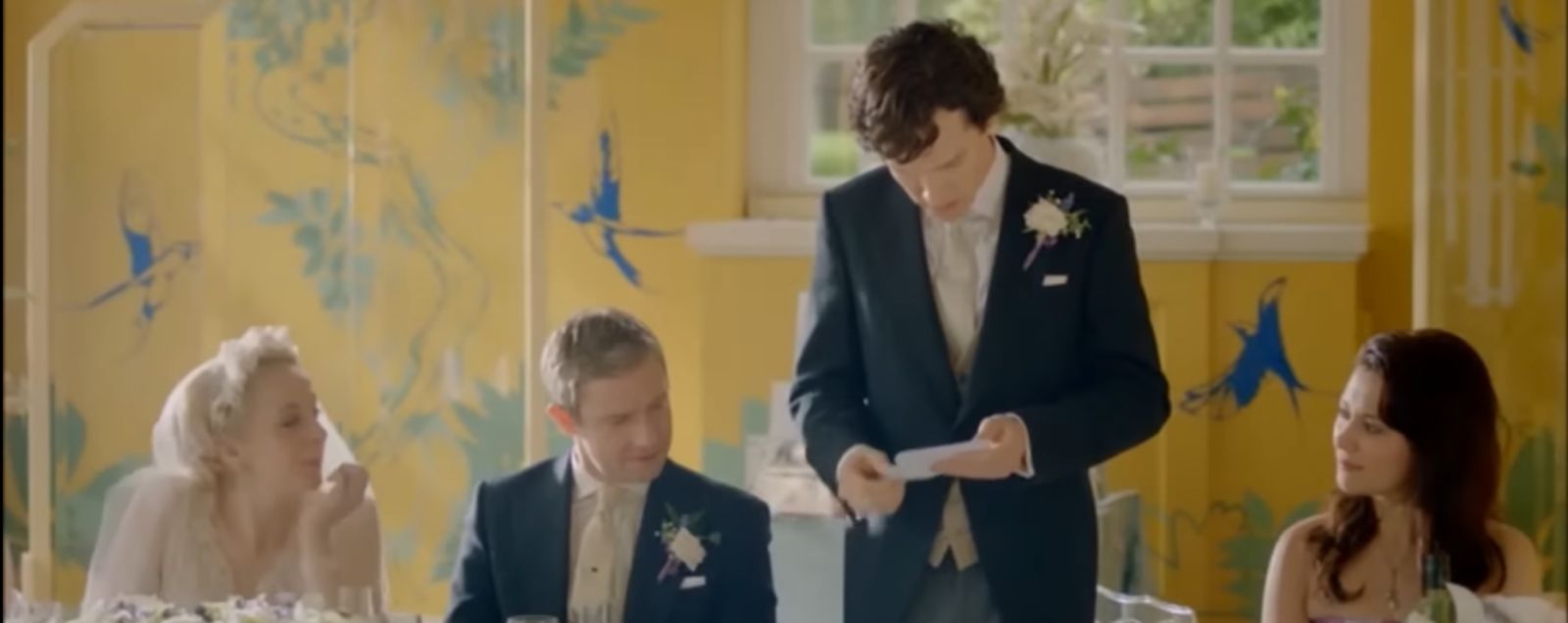Sherlock Holmes&#039; &quot;Best-Man Speech&quot; [Image via YouTube/@Sherlock]