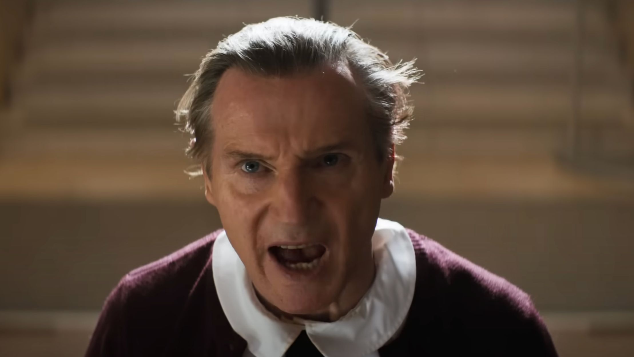 Liam Neeson in The Naked Gun (Image via YouTube/Paramount Pictures)