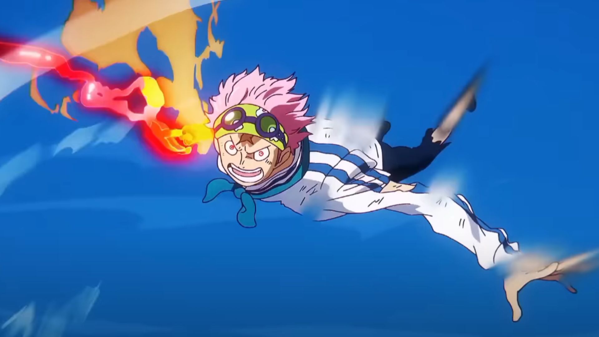 Kobe throws his Honesty Impact punch (Image Source: Toei Animation)
